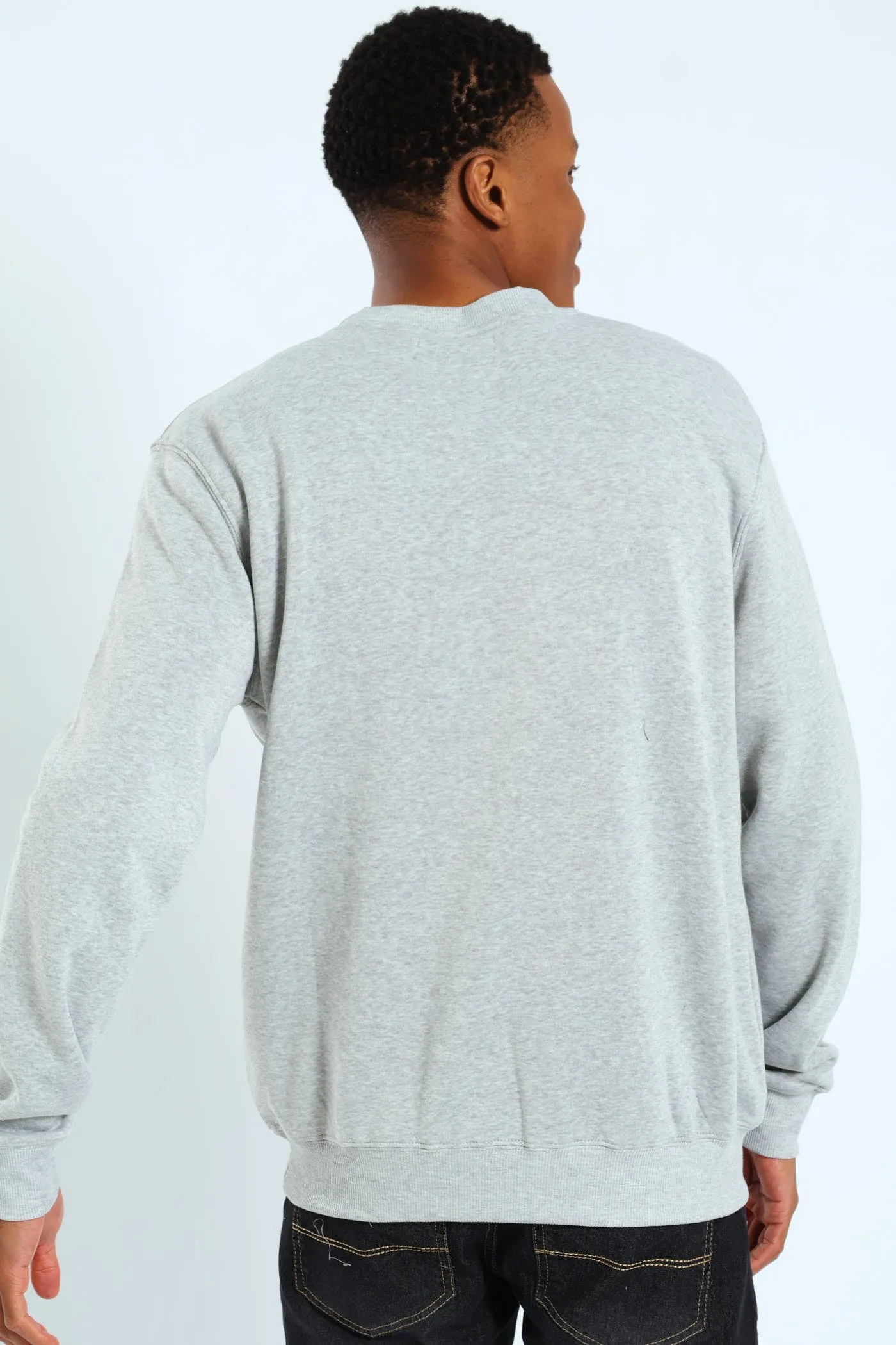 Basic Fleece Panel Pullover - Grey Melange sold by Edgars product image thumbnail 2