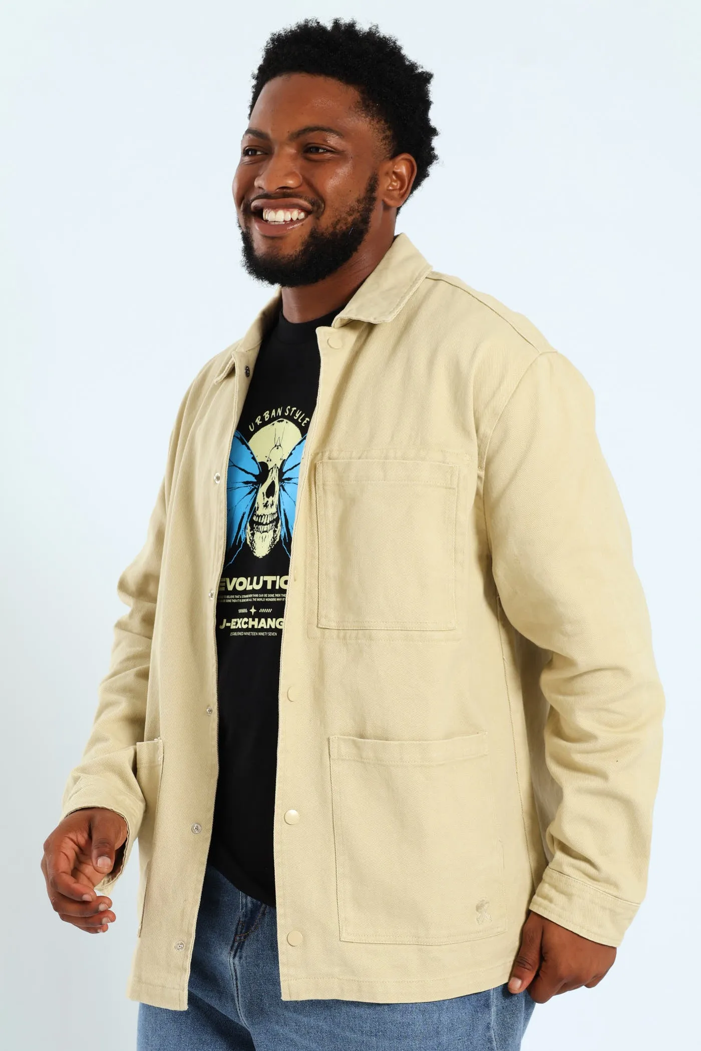 Worker Jacket - Stone sold by Edgars