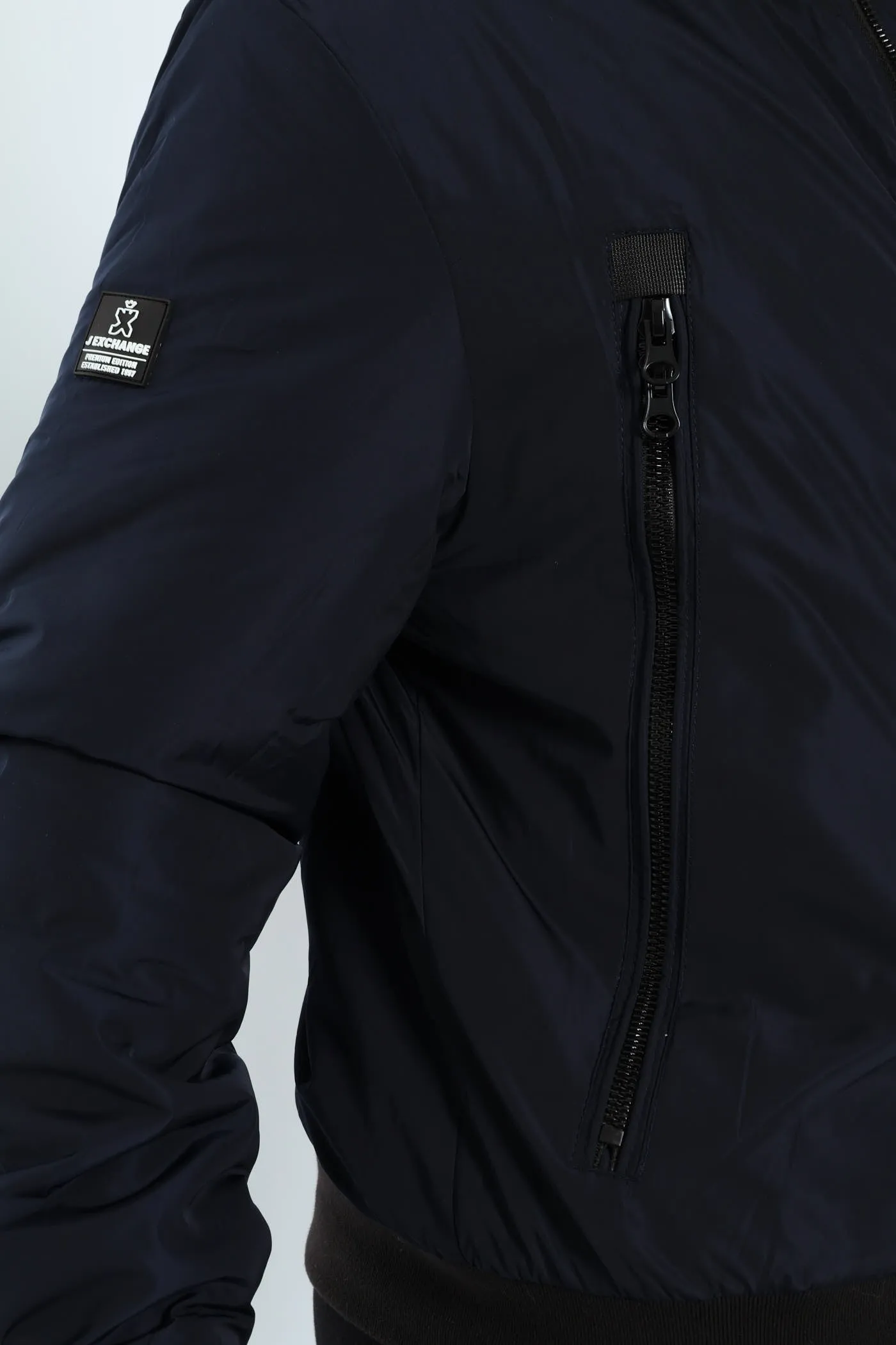 Longer Zip Bomber Jacket - Navy sold by Edgars product image thumbnail 4