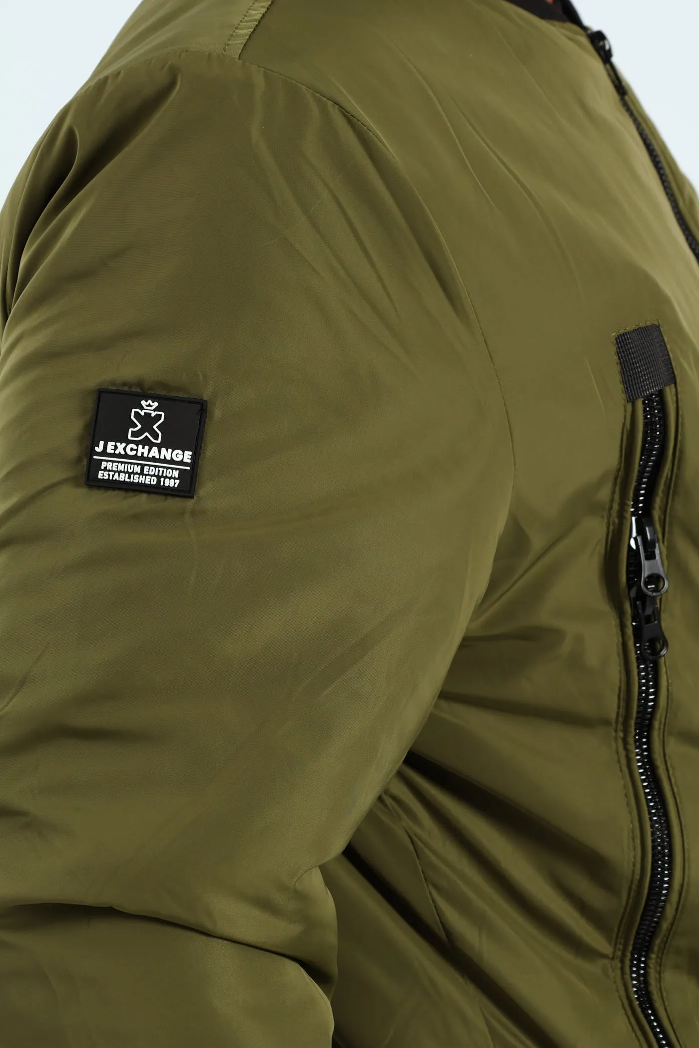 Longer Zip Bomber Jacket - Olive sold by Edgars product image thumbnail 3