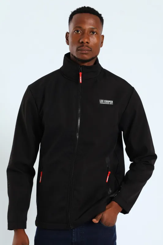 Colin Soft Shell Jacket - Black sold by Edgars