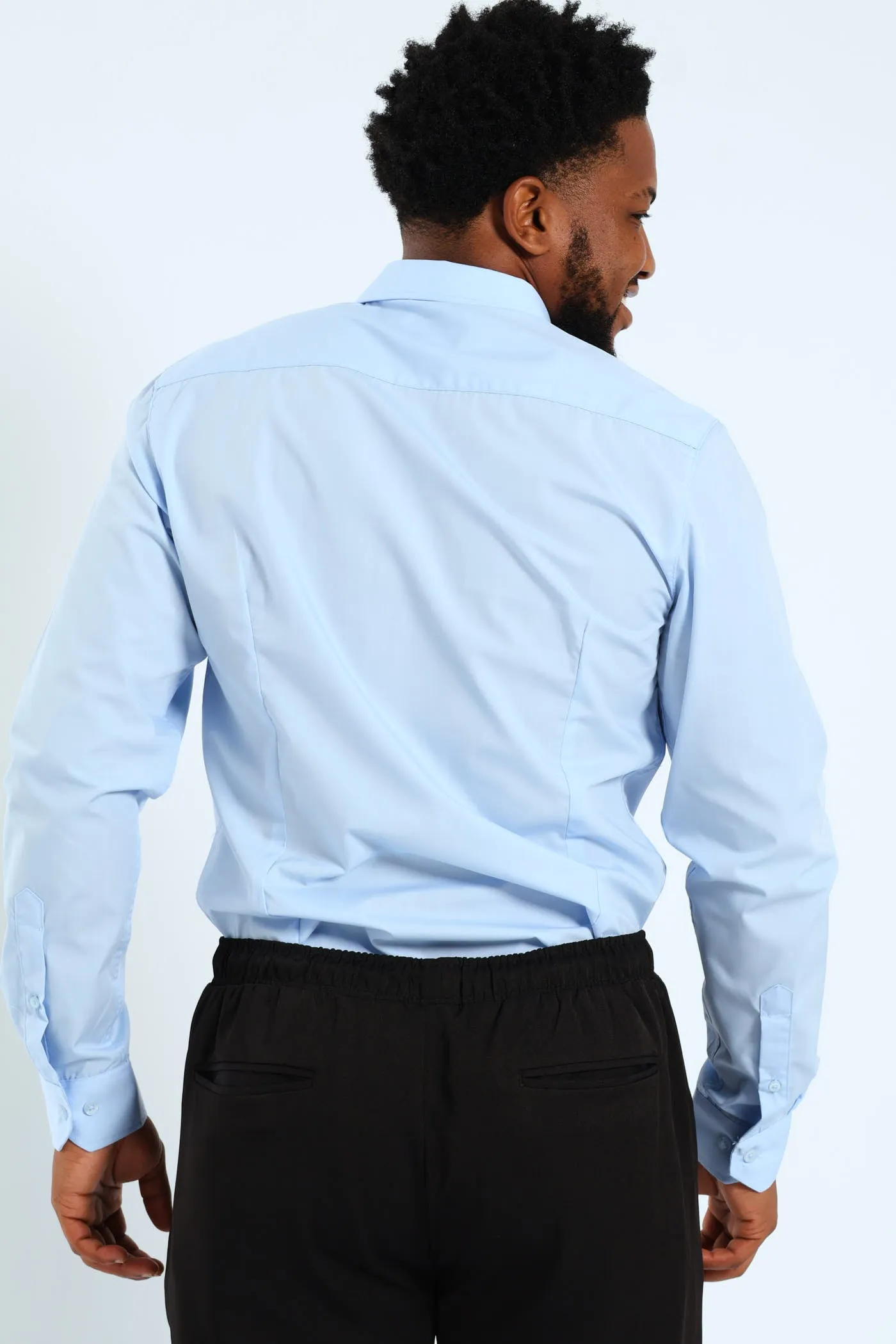 Easy Care Long Sleeve Shirt - Light Blue sold by Edgars product image thumbnail 5