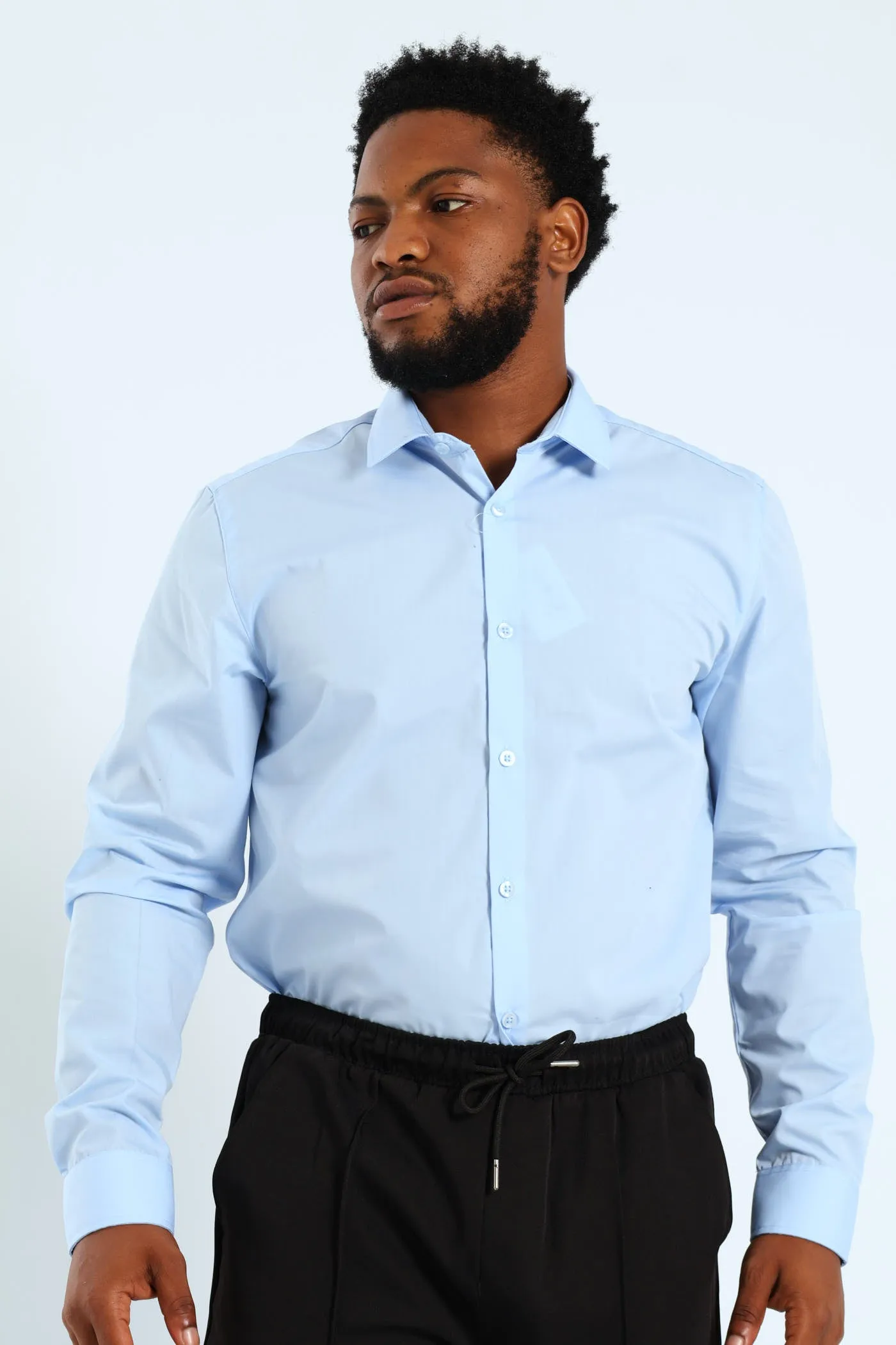 Easy Care Long Sleeve Shirt - Light Blue sold by Edgars product image thumbnail 4