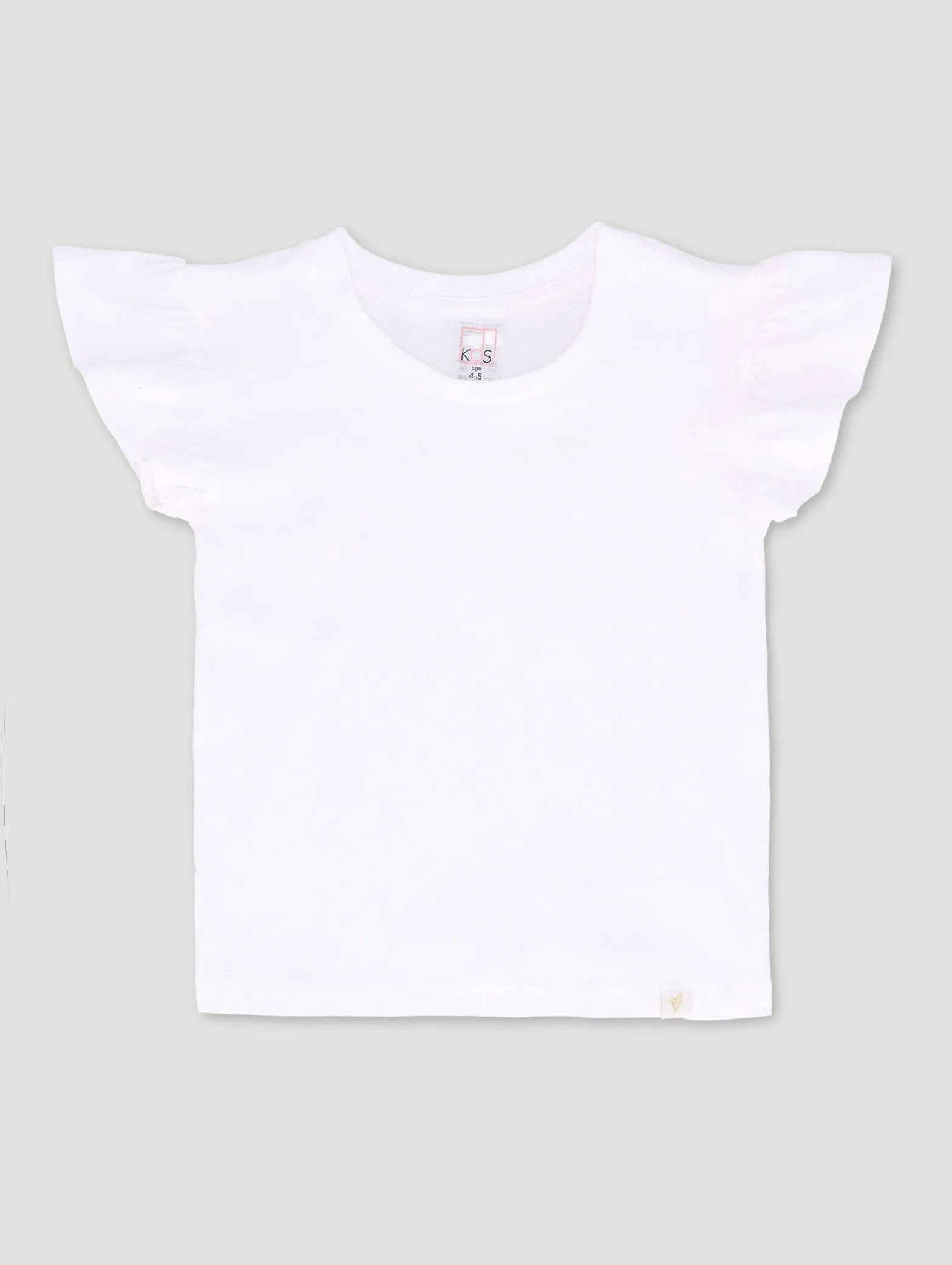 Pre-Girls Basic Tee - White sold by Edgars