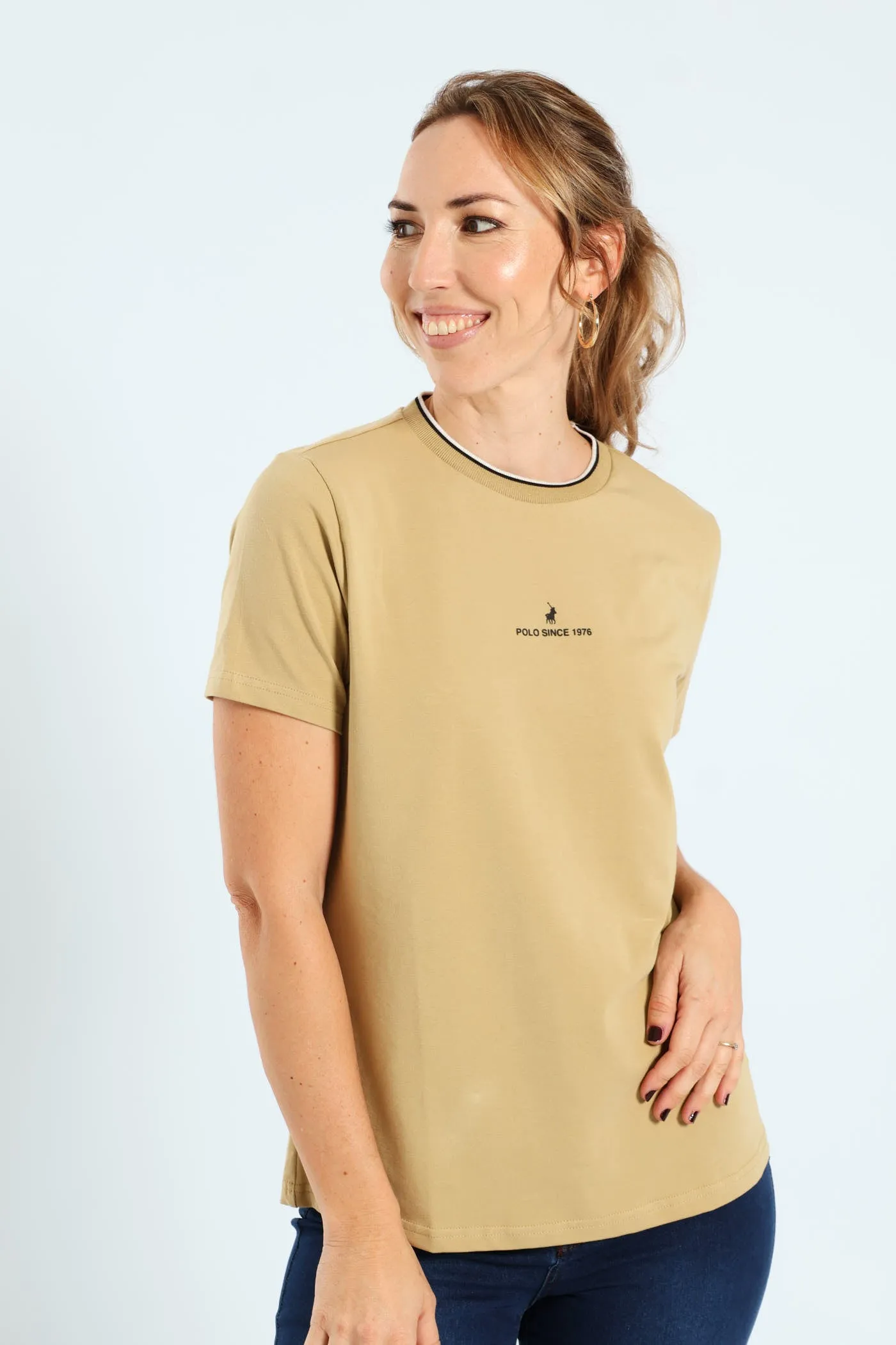 Thandiwe Logo T-Shirt - Stone sold by Edgars