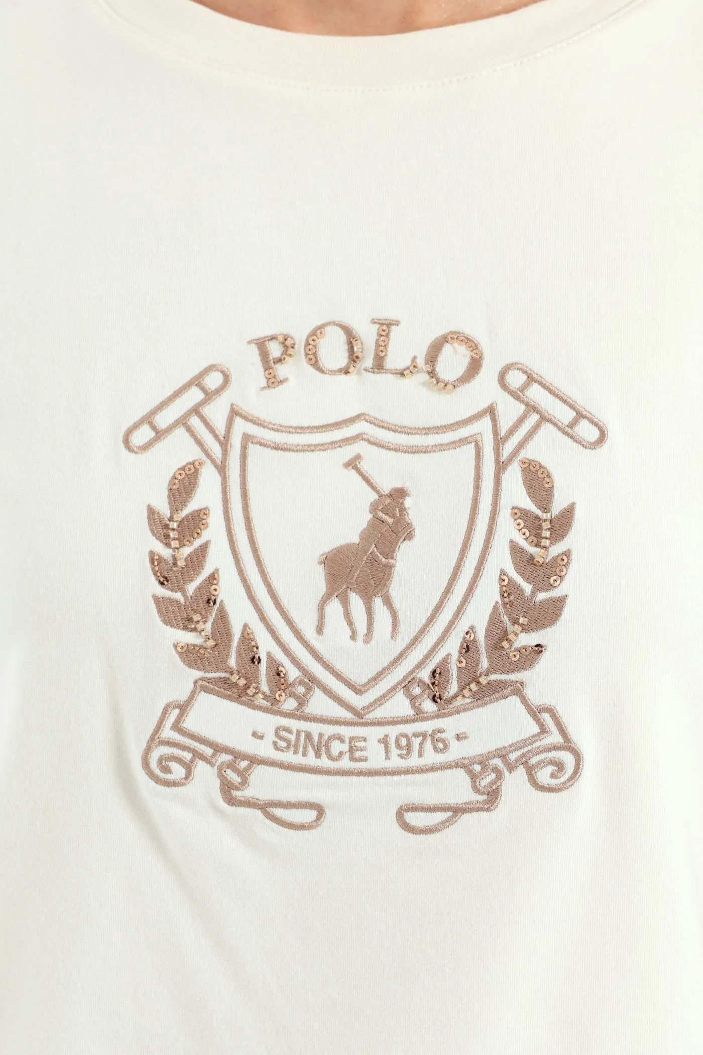 Casey Crest T-Shirt - Off White sold by Edgars product image thumbnail 4