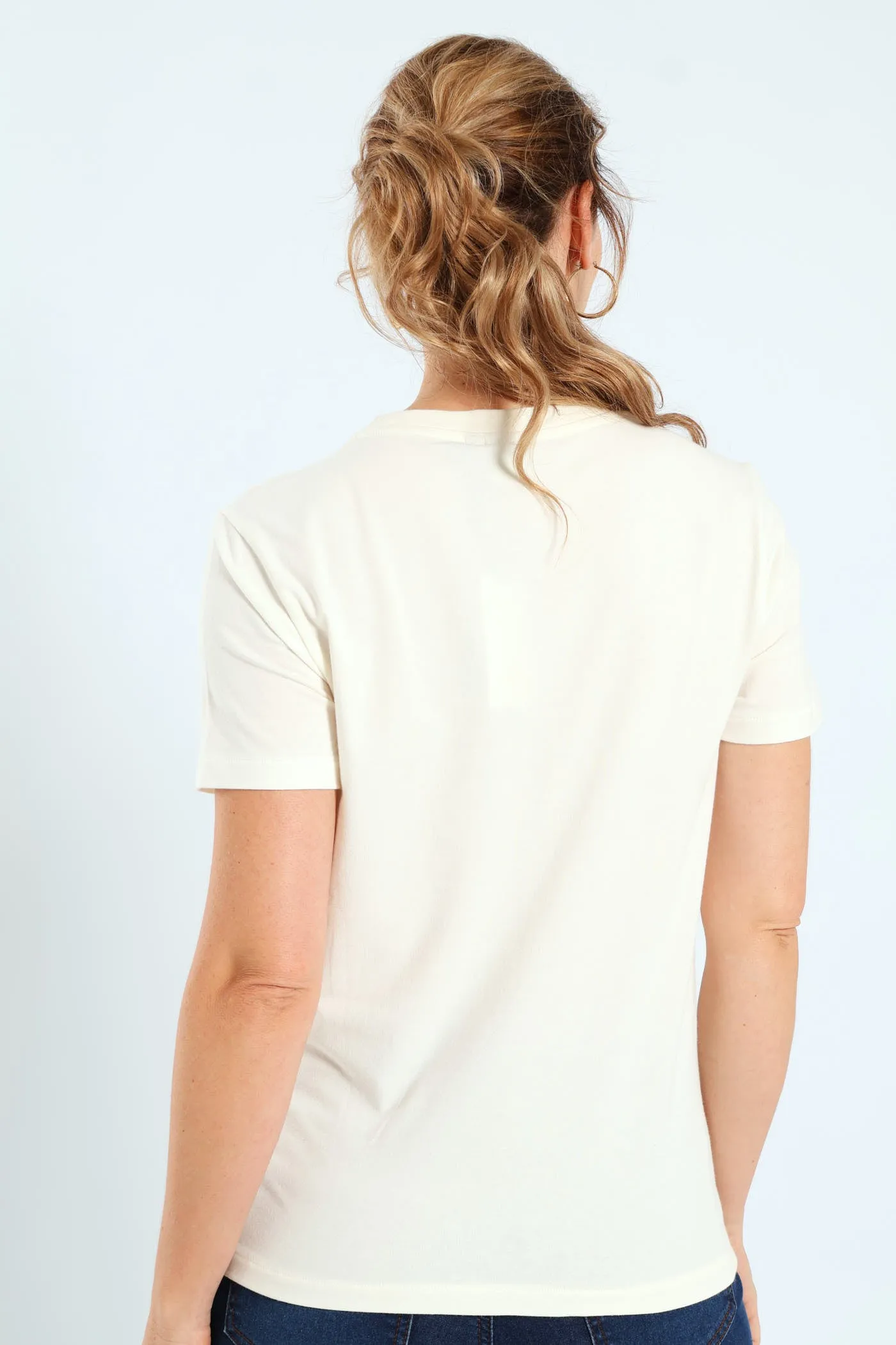 Casey Crest T-Shirt - Off White sold by Edgars product image thumbnail 3