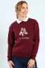Twofer Active Top With Screen Print - Wine sold by Edgars