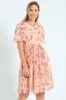 Pleated Keyhole Tea Dress sold by Edgars