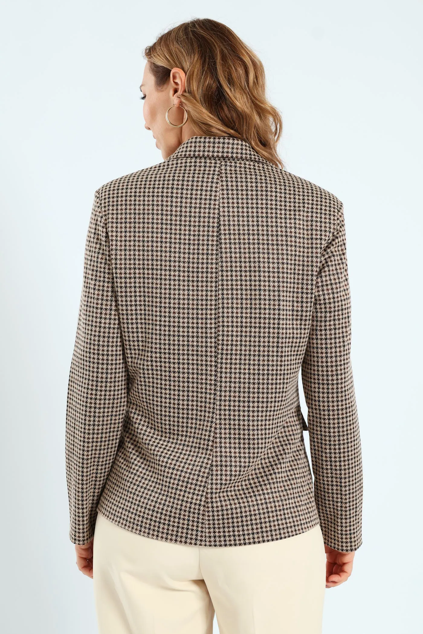 Double Tartan Check Blazer - Brown sold by Edgars product image thumbnail 3