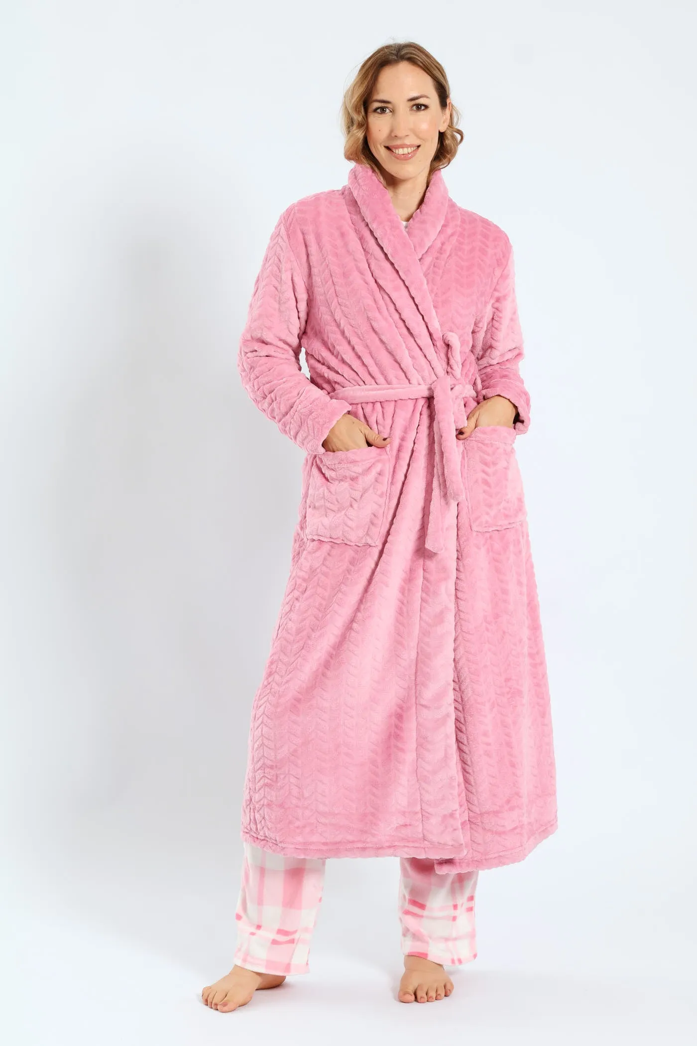 Embossed Gown - Pink sold by Edgars