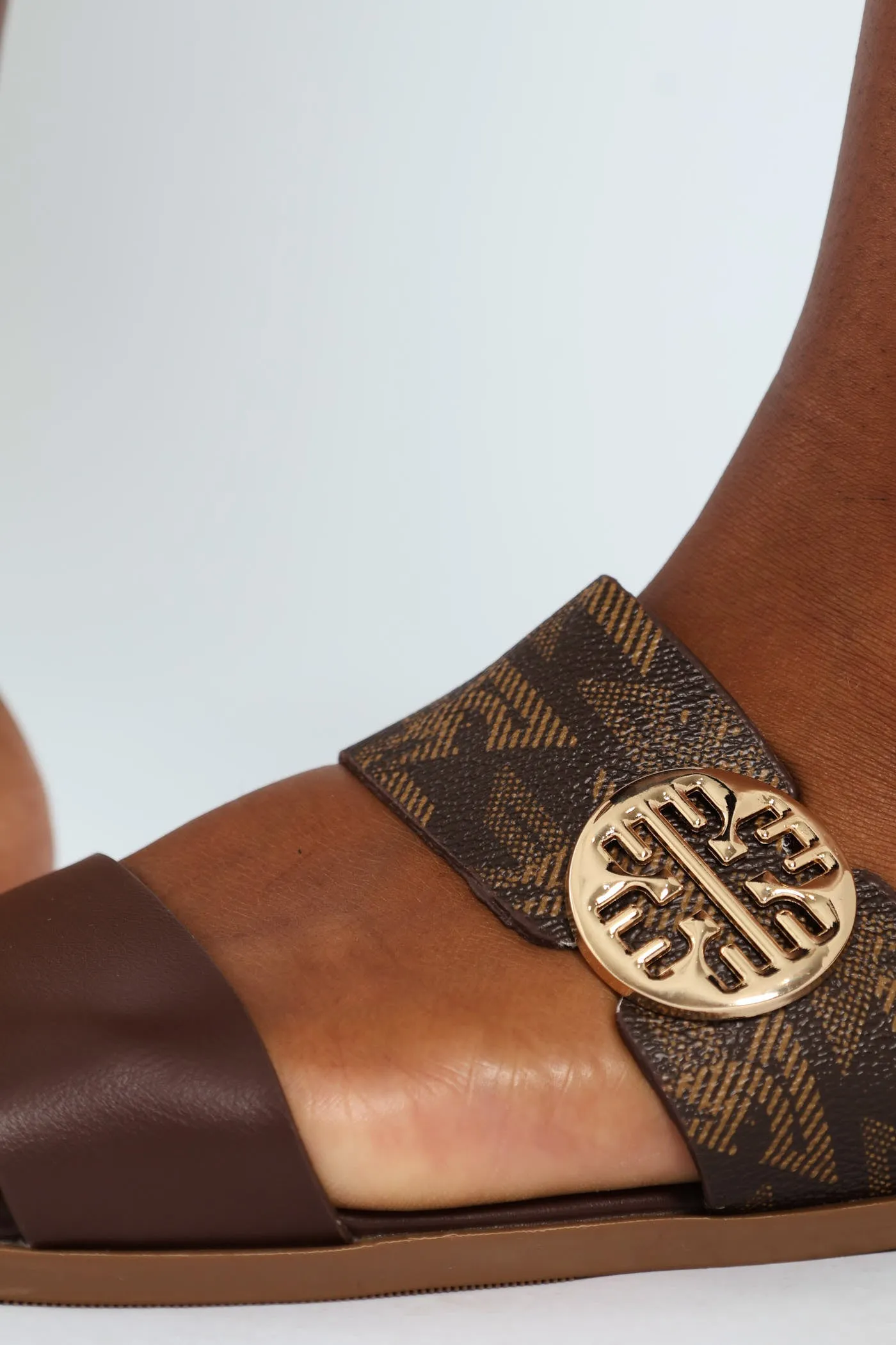 Monogram Buckle Birkie Sandal - Chocolate sold by Edgars product image thumbnail 4