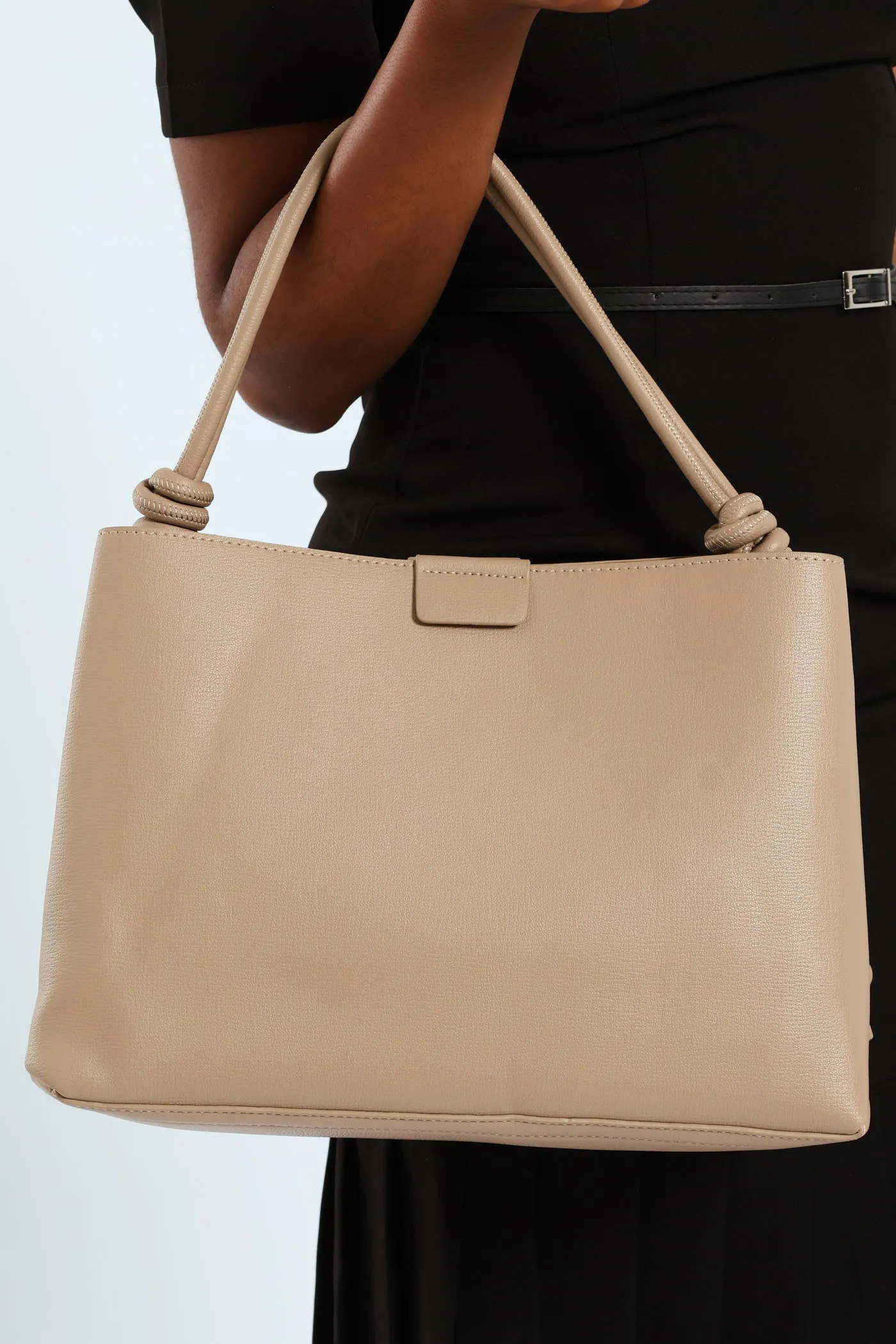 Camille Shopper Tote Bag - Taupe sold by Edgars product image thumbnail 2