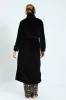 Waffle Textured Gown - Black sold by Edgars 