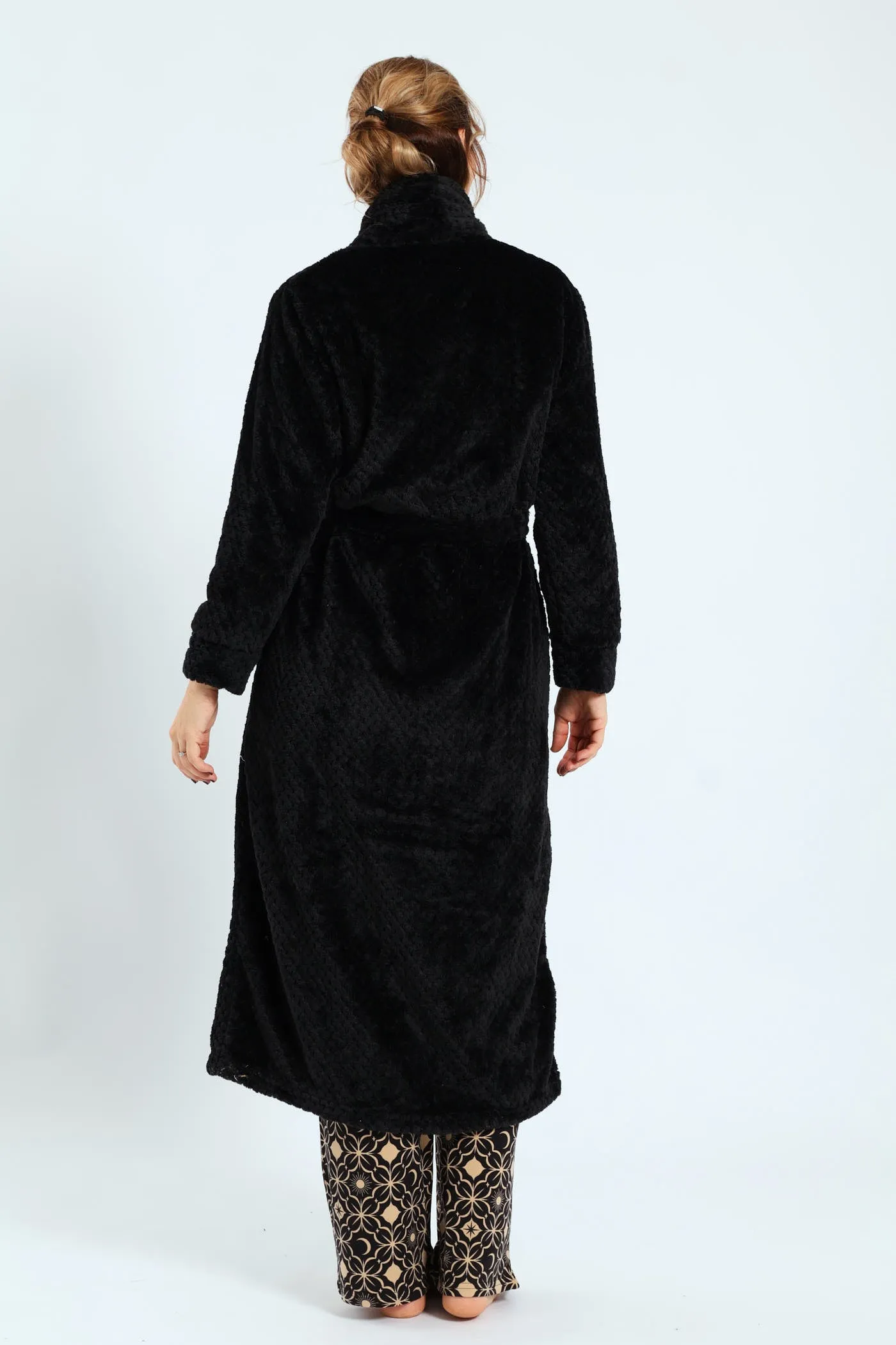 Waffle Textured Gown - Black sold by Edgars product image thumbnail 3