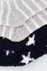 2 Pack Stars & Stripe Cosy Socks  - Navy sold by Edgars