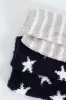 2 Pack Stars & Stripe Cosy Socks  - Navy sold by Edgars
