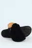 Microsuede Fashion Clog - Black sold by Edgars