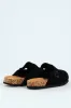 Microsuede Fashion Clog - Black sold by Edgars