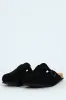 Microsuede Fashion Clog - Black sold by Edgars