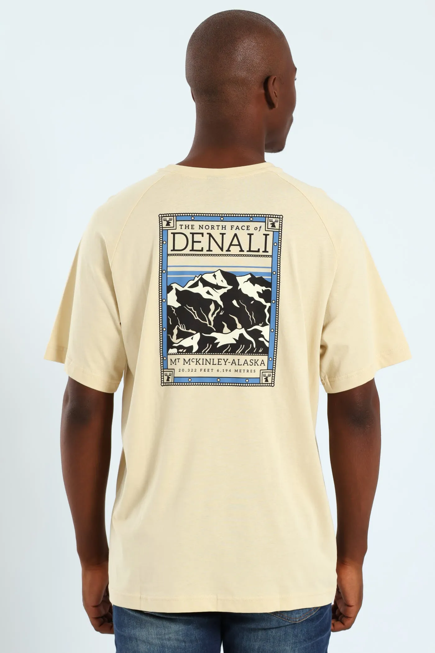 Short Sleeve North Faces Tee - Cream sold by Edgars product image thumbnail 2
