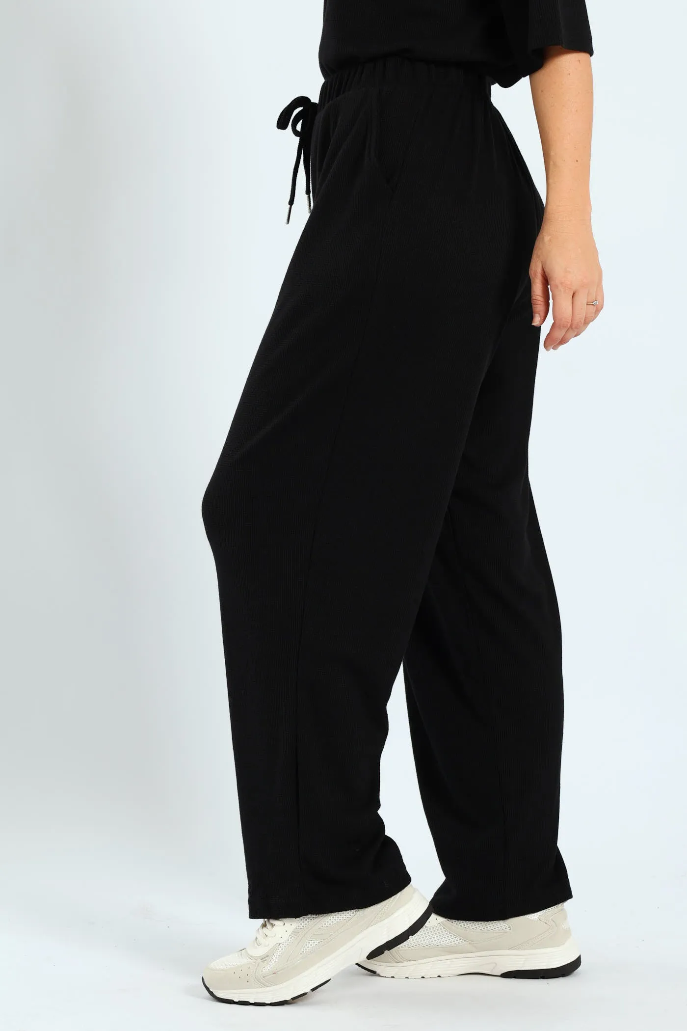 Waffle Jogger With Ties - Black sold by Edgars product image thumbnail 5