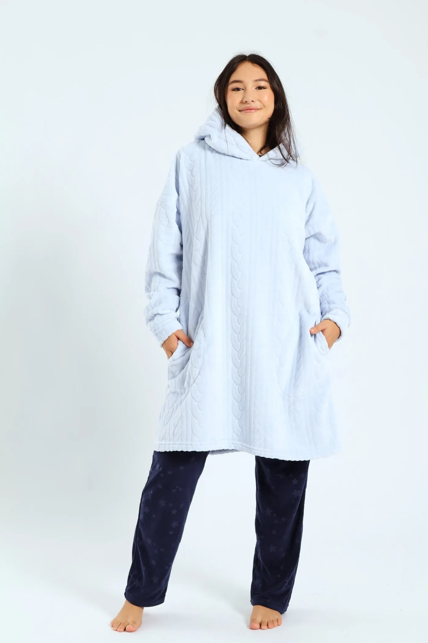 Oversize Textured Snuggie - Blue sold by Edgars product image thumbnail 5
