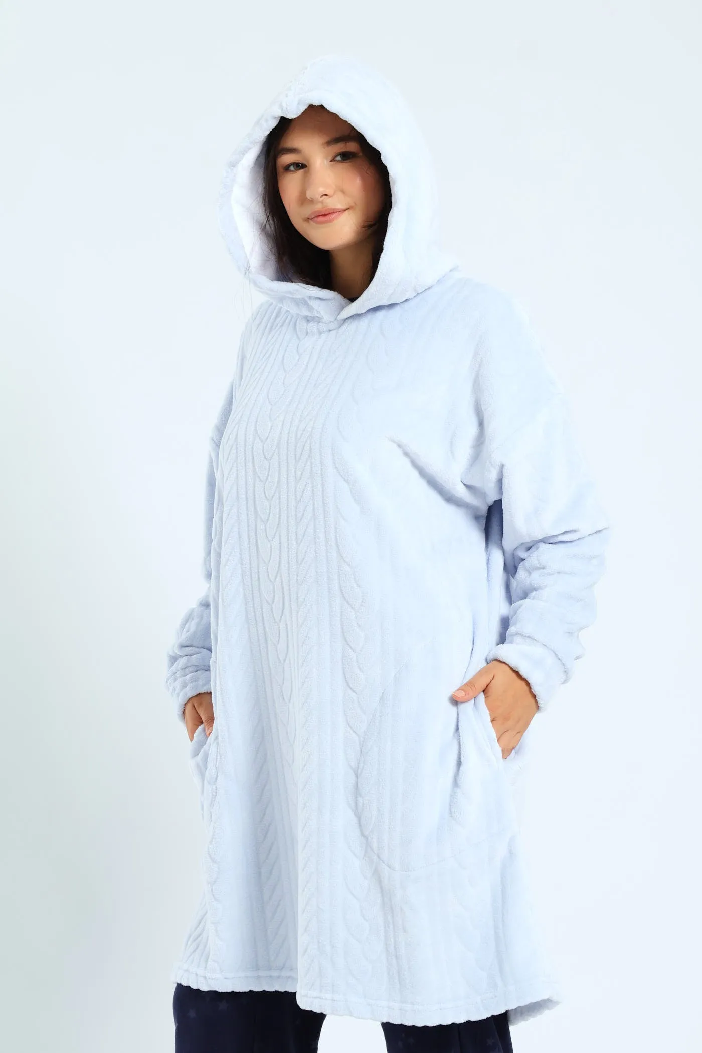 Oversize Textured Snuggie - Blue sold by Edgars product image thumbnail 4