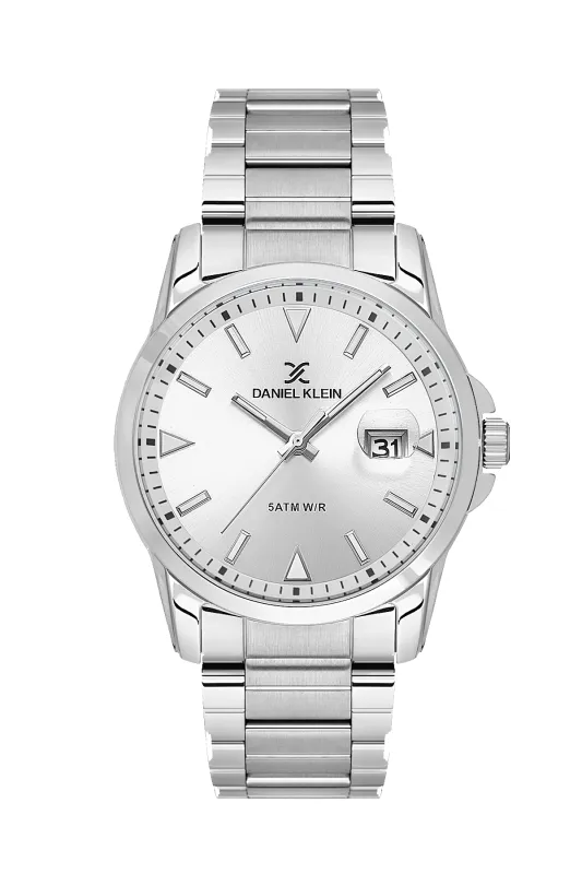Stainless Steel Case & Silver Dial Watch With Stainless Steel Bracelet - Silver sold by Edgars