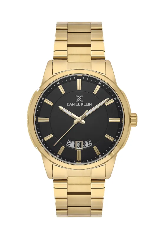 Gold Case & Black Dial Watch - Gold sold by Edgars