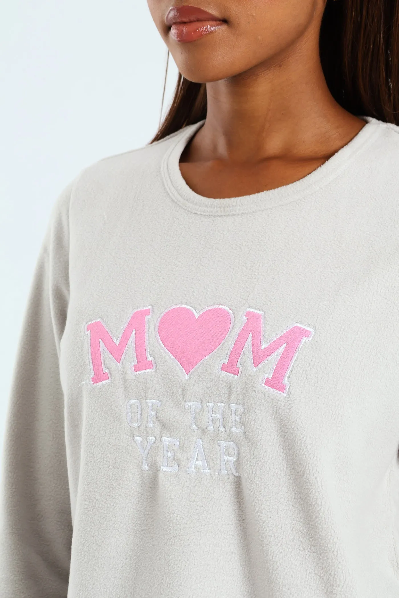 Polar Fleece "Mom Of The Year" Sleep Set - Grey sold by Edgars product image thumbnail 2