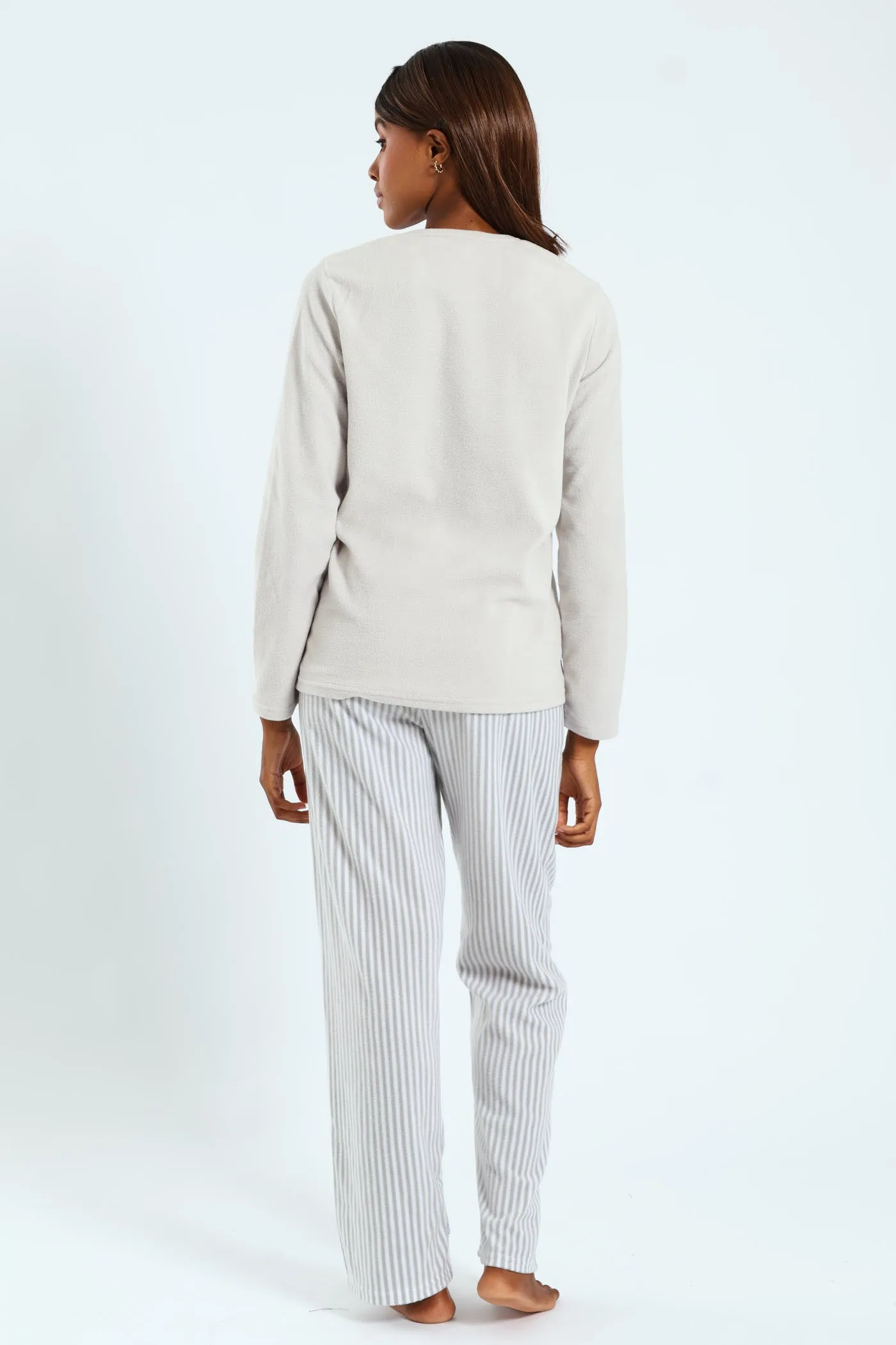 Polar Fleece "Mom Of The Year" Sleep Set - Grey sold by Edgars product image thumbnail 4