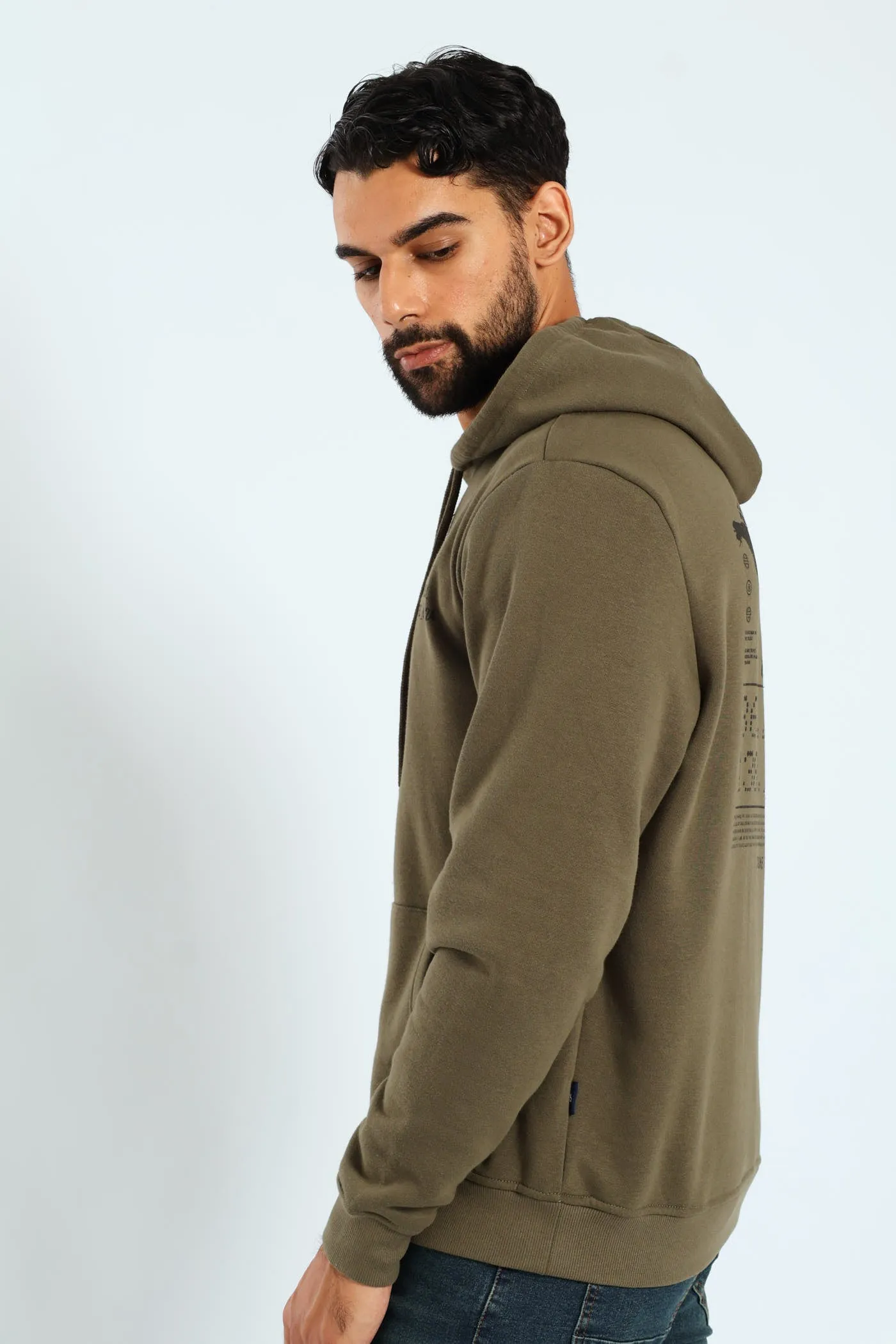 Geo Co-Ord Front & Back Hoodie - Fatigue sold by Edgars product image thumbnail 3