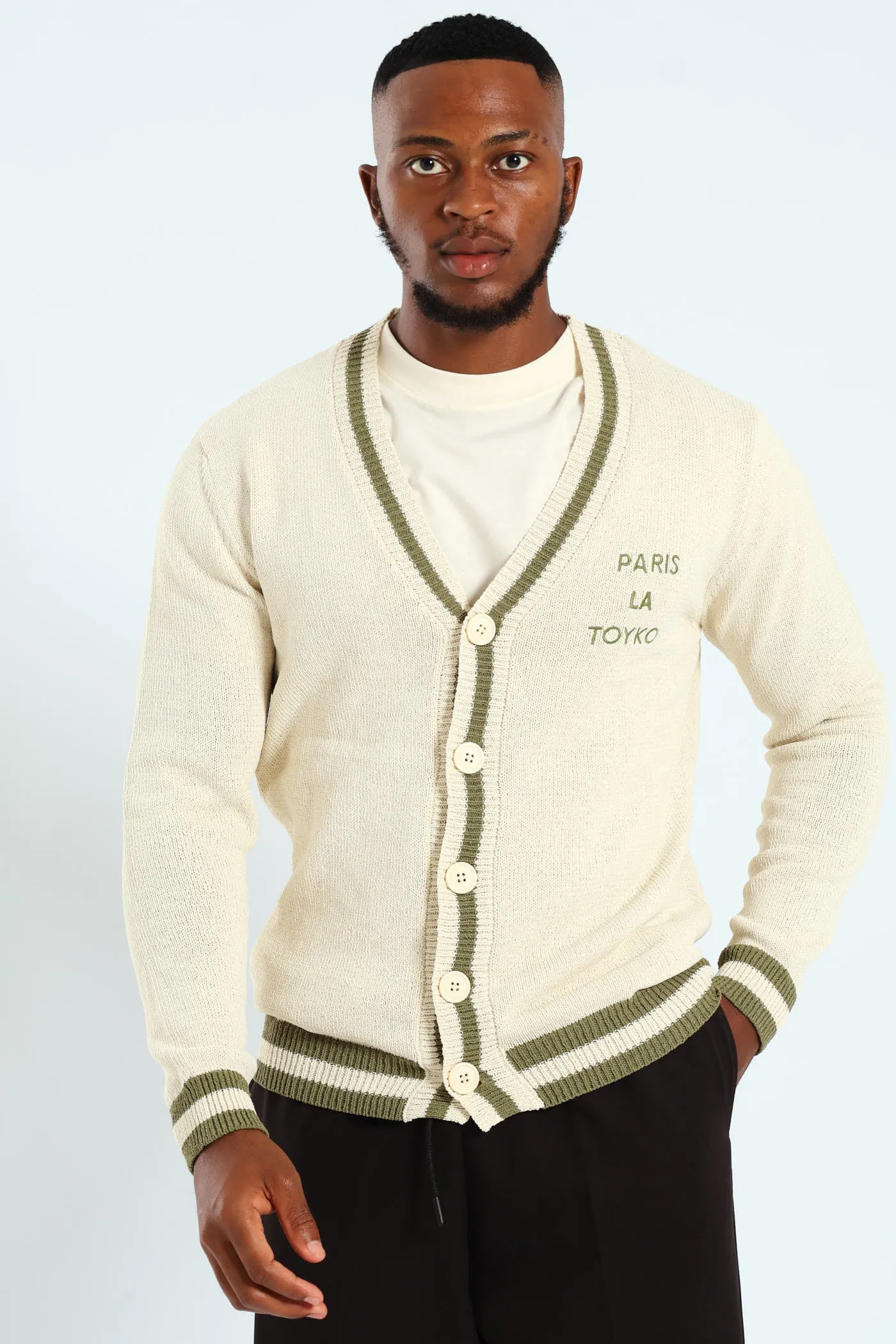 Stone Embroidered Cardigan - Stone sold by Edgars product image thumbnail 2