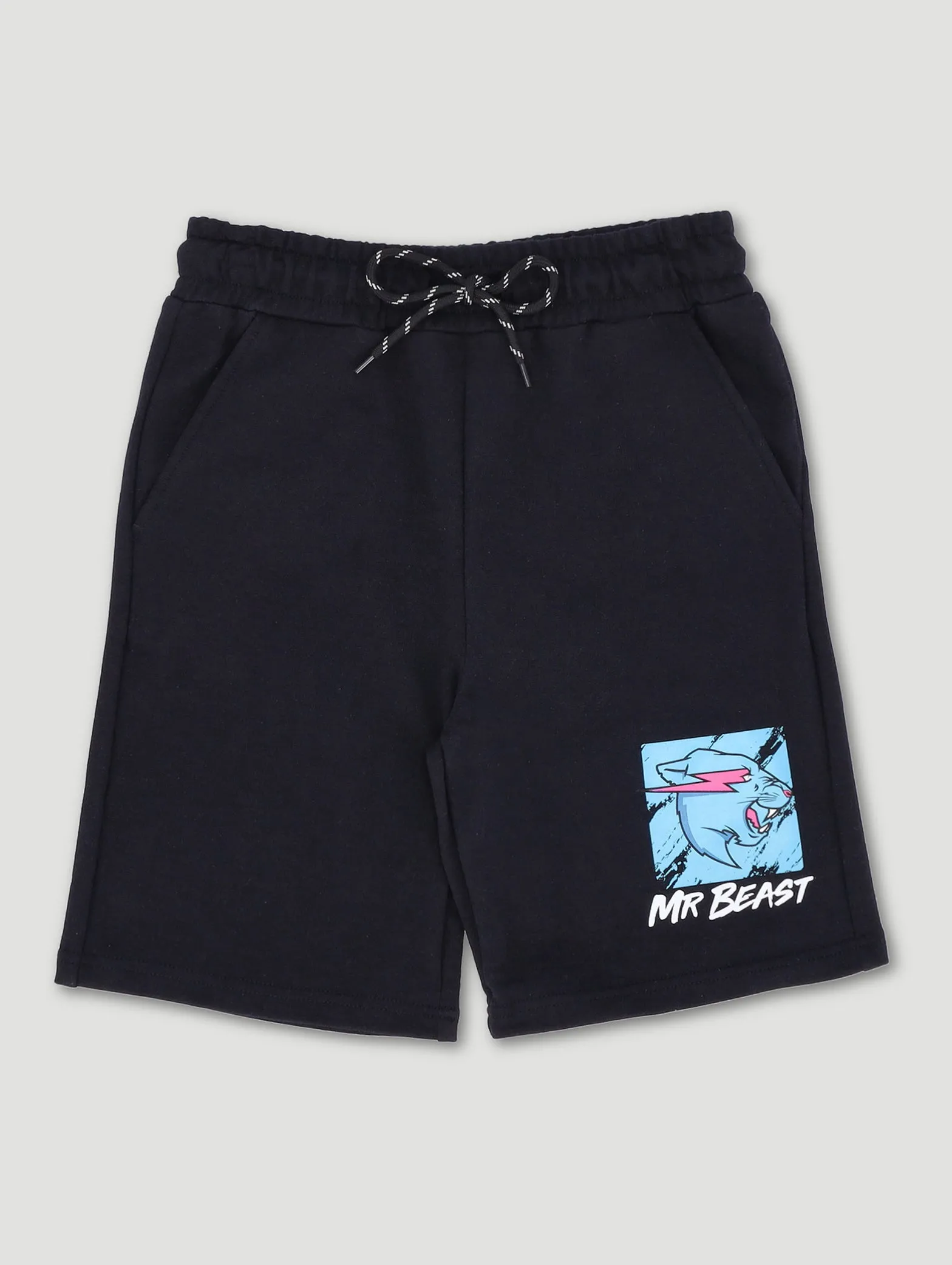 Boys Mr Beast Split Frame Short - Charcoal sold by Edgars