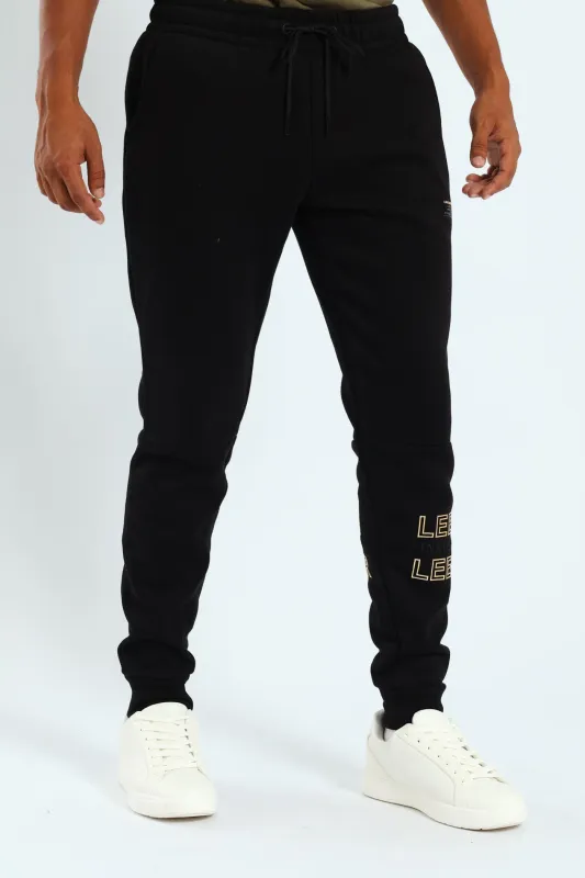 Nkosi Fleece Bottoms - Black sold by Edgars
