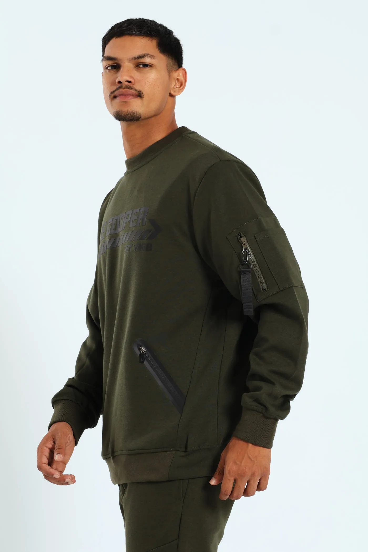 Finnian Sweatshirt - Fatigue sold by Edgars product image thumbnail 4