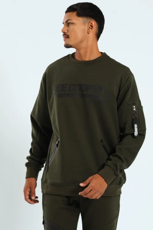 Finnian Sweatshirt - Fatigue sold by Edgars 