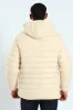 Billy Fur Lined Puffer - Stone sold by Edgars