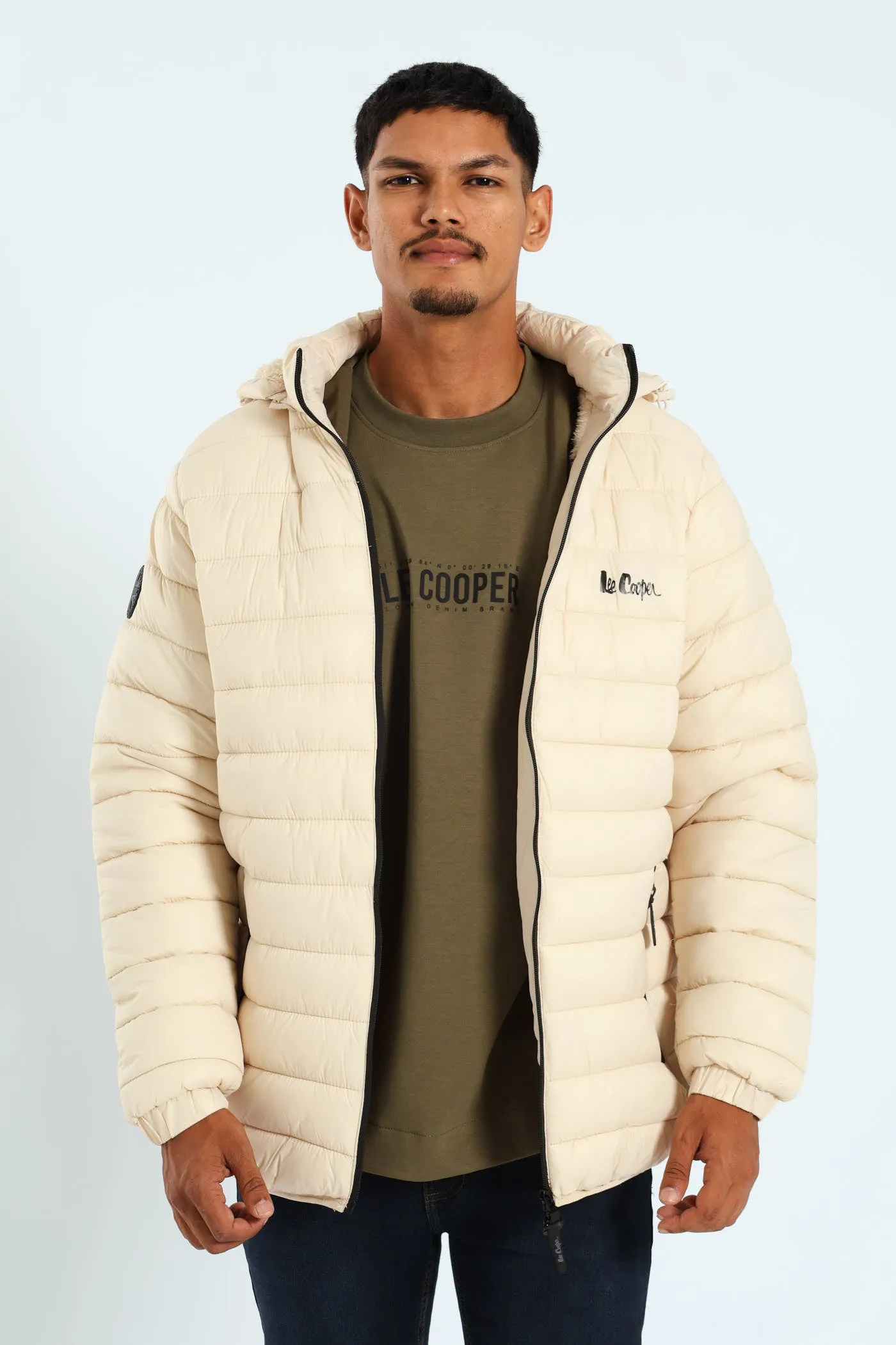 Billy Fur Lined Puffer - Stone sold by Edgars product image thumbnail 5