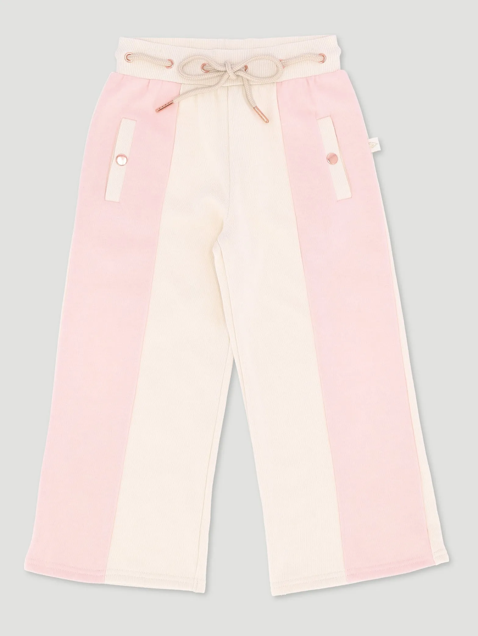 Pre-Girls Lux Colourblock Track Jogger - Peach sold by Edgars