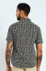 Short Sleeve Bark Print Shirt - Black sold by Edgars 