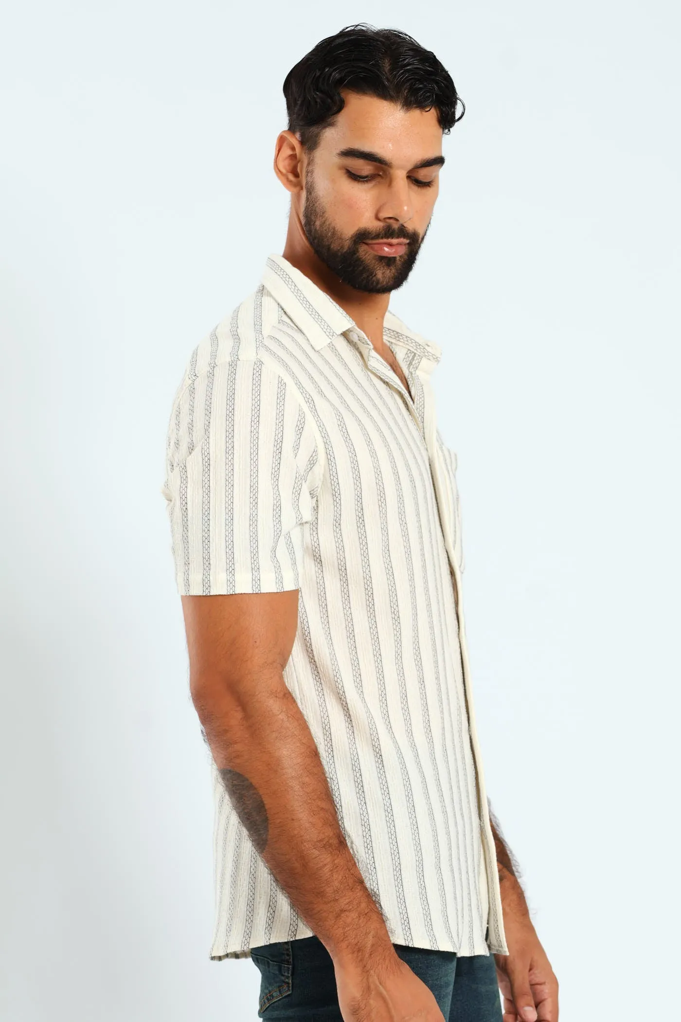 Surf Int Stripe Shirt - Ecru sold by Edgars product image thumbnail 5