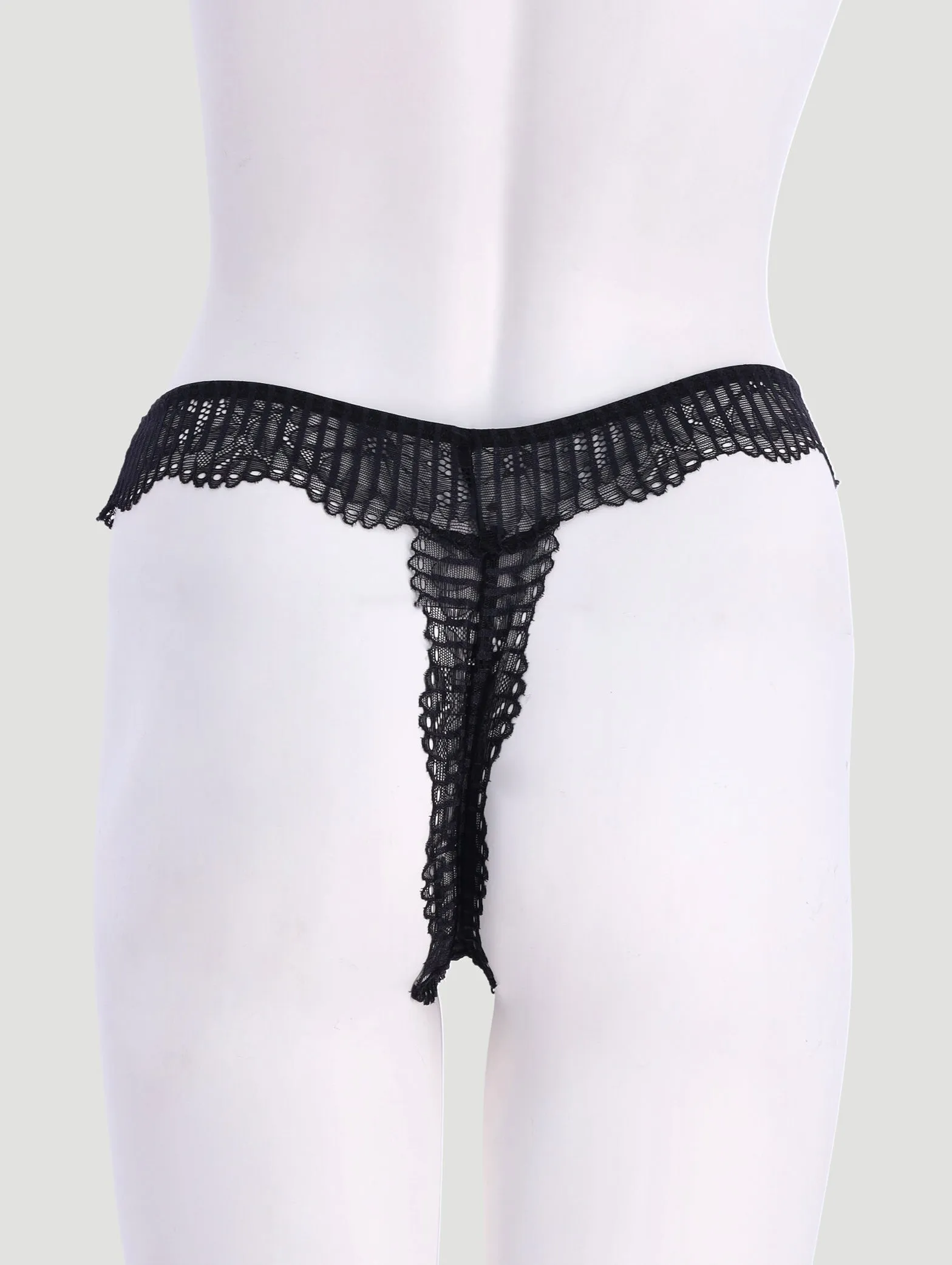 3 Pack Lace G-String - Charcoal/Rose/Navy sold by Edgars product image thumbnail 3