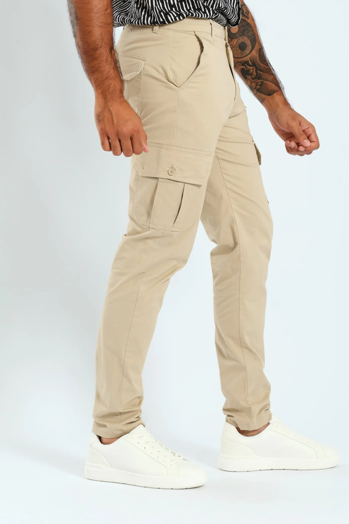 Cargo Pocket Pant - Stone sold by Edgars product image thumbnail 3