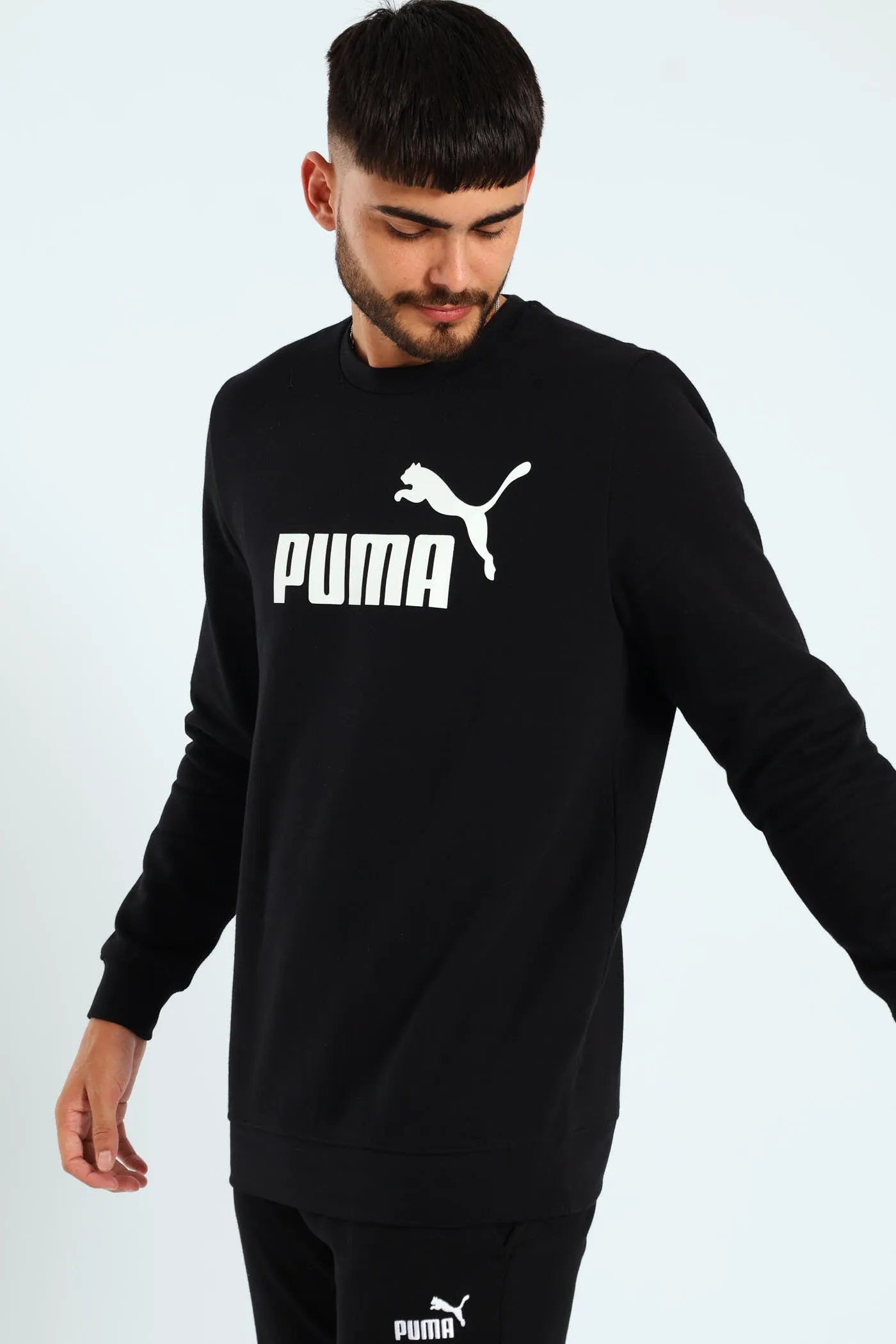 Essential No.1 Logo Crew Top - Black sold by Edgars