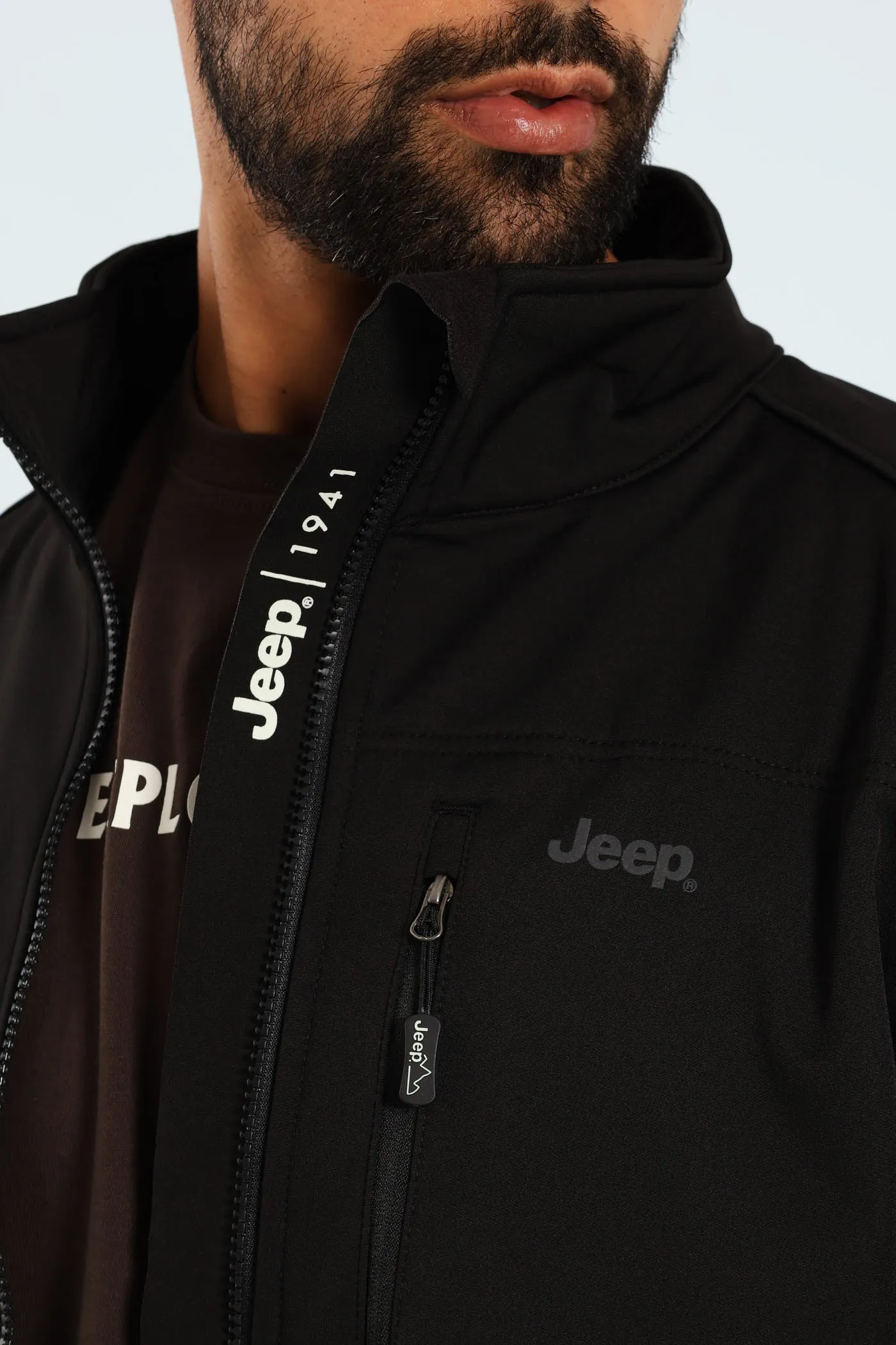 Funnel Neck Softshell Jacket - Black sold by Edgars product image thumbnail 5