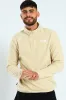 Glacier Quarter Zip Tracktop - Taupe sold by Edgars