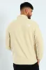 Glacier Quarter Zip Tracktop - Taupe sold by Edgars