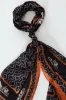Silk Touch Carriage Scarf - Brown sold by Edgars